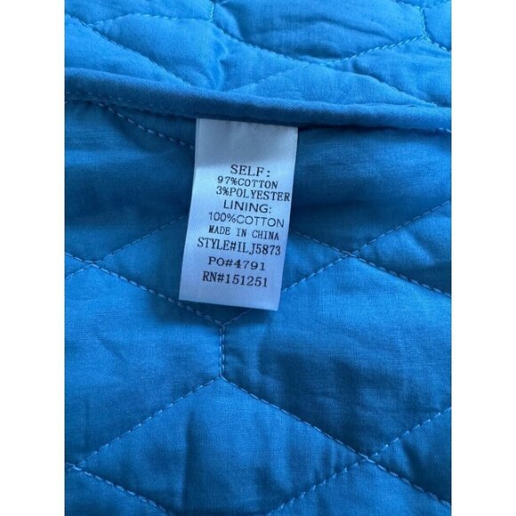 NWT In Loom Mocha Martha Floral Quilted Barn Puffer Jacket Womens Size Large - Picture 9 of 10